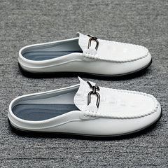 Men's Horsebit Loafers Comfy Non Slip Mules