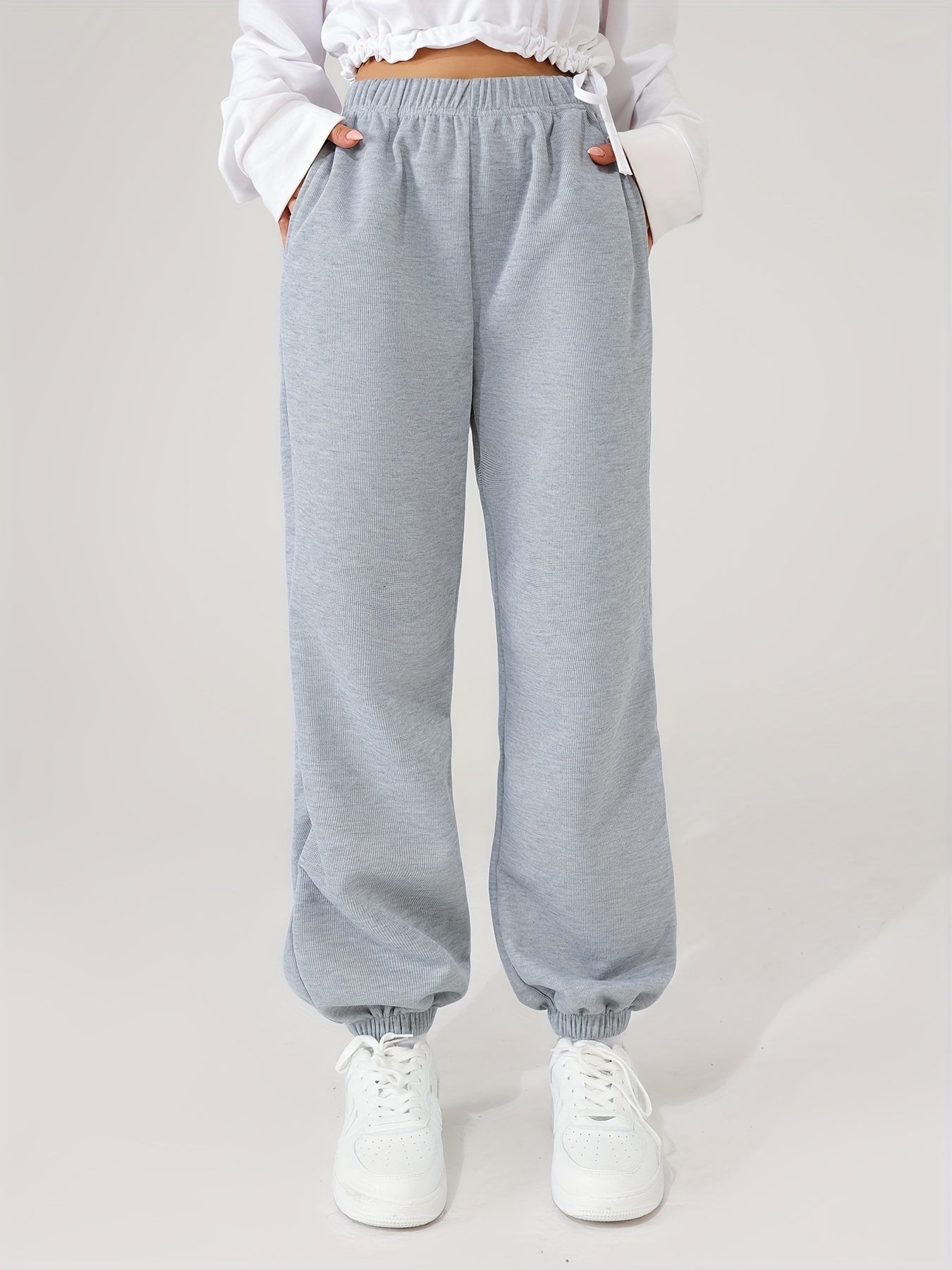 Women's High Waist Sweatpants Autumn Winter Jogger Pants