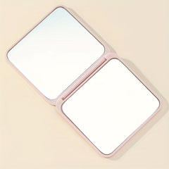 Compact Folding Makeup Mirror Small Square Travel Portable Cosmetic Mirror