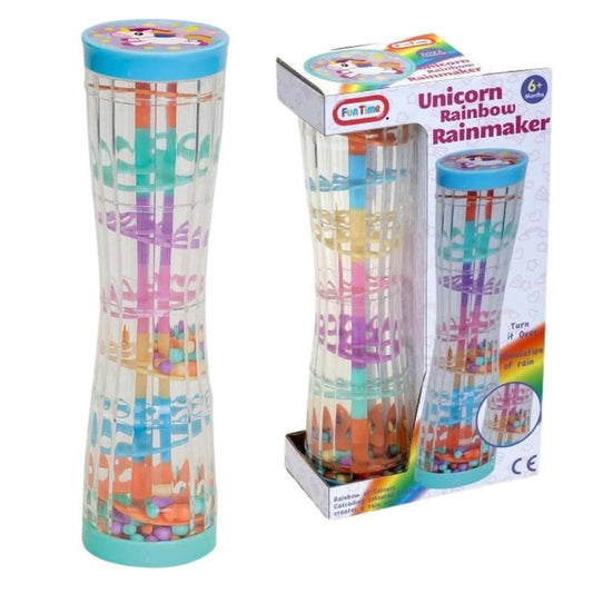 Unicorn Rainbow Rainmaker Noise Maker Toy for Sensory Development