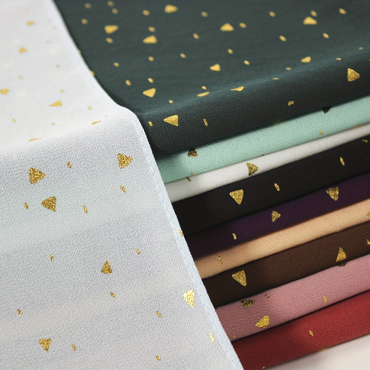 Boho Hot Stamping Chiffon Scarf Thin Hijab Sunscreen Turban Bandana