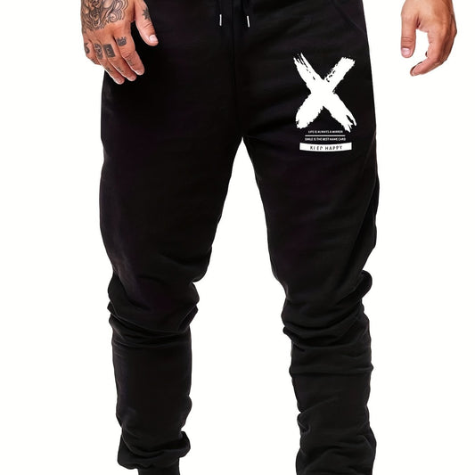 Men's Drawstring Sweatpants Comfy Jogger Pants