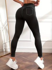Seamless Butt Lifting Yoga Pants High Elastic Sports Leggings