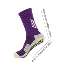 Youth Professional Dotted Soccer Socks Thick Towel Bottom Non slip Sports Socks