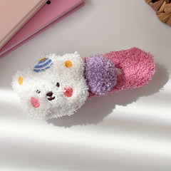 Colorful Bear Hairpin Girls Large Hair Clip