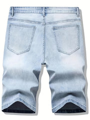 Men's Street Style Distressed Denim Shorts
