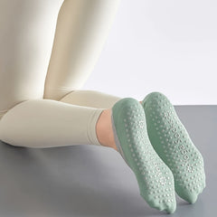 6 Pairs Women's Non slip Cross Strap Yoga Socks Breathable Dance Training Socks