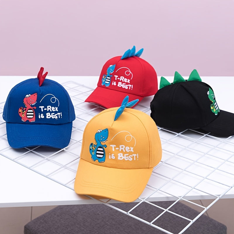 Kids Dinosaur Baseball Cap Embroidered Sun Hat