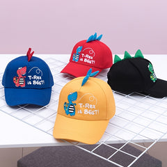 Kids Dinosaur Baseball Cap Embroidered Sun Hat