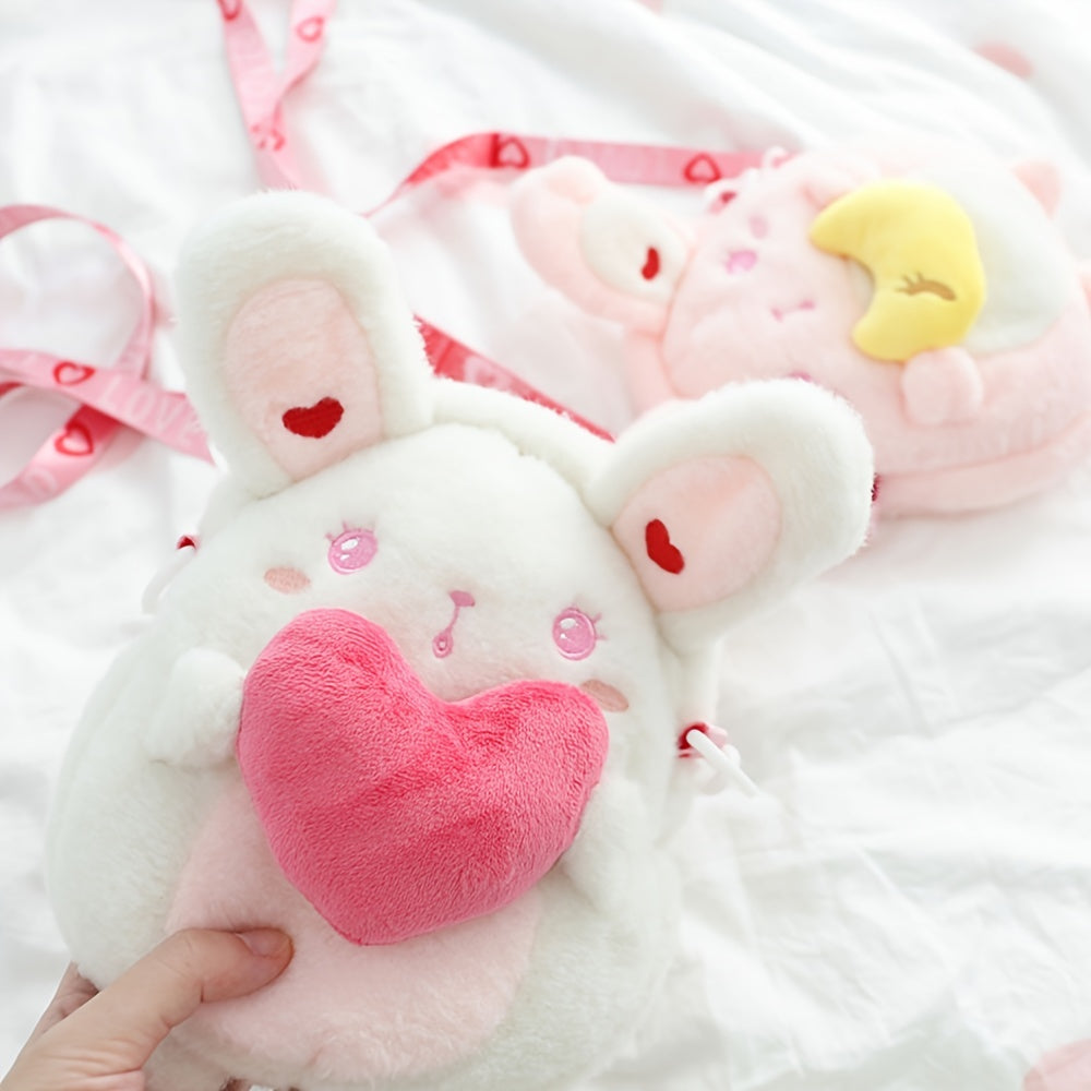 Cartoon Bunny Plush Bag Coin Purse for Girls