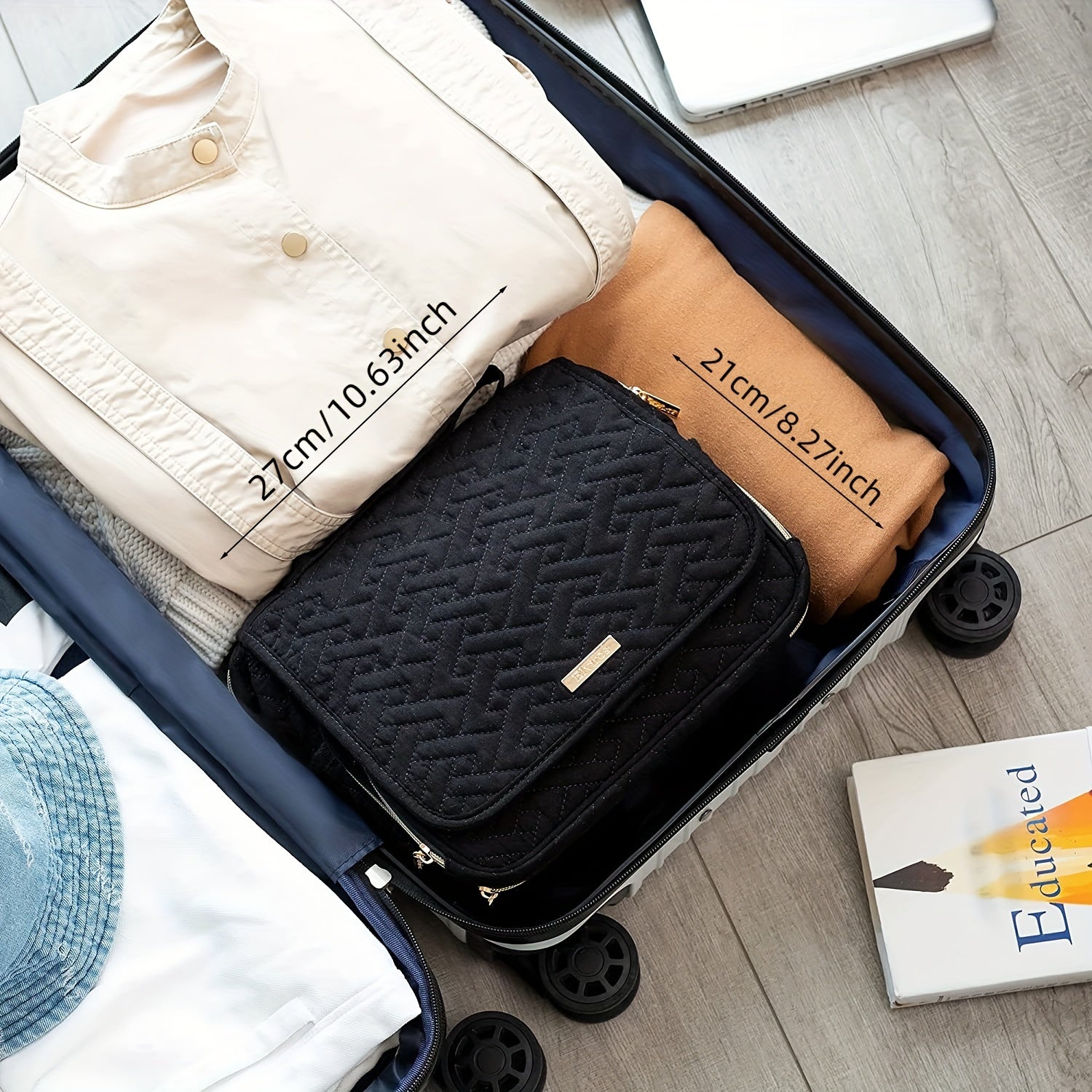 Women's Travel Toiletry Bag Makeup Organizer Waterproof Dopp Kit