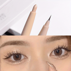 Waterproof Double Headed Eyeliner Pen for Long Lasting Smudge Application