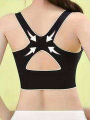 Front Buckle Wireless Push Up Bra