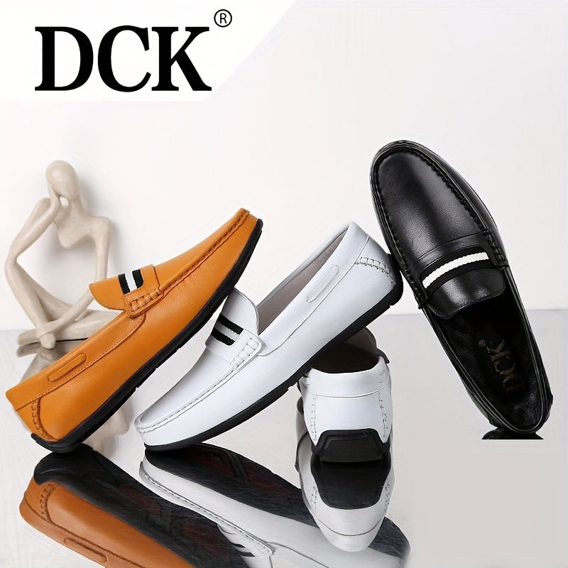 Men's Comfy Moccasin Loafers Non-slip Driving Shoes