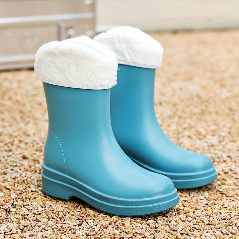 Women's Waterproof Non Slip Rain Boots Outdoor Short Boots