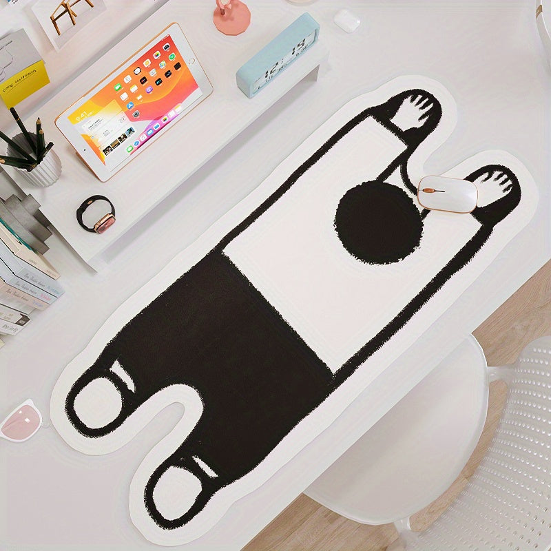 Cute Boy's Back Mousepad Large Office Keyboard Pad