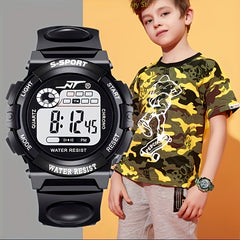 Outdoor Multifunctional Glow Digital Students Wrist Watch Sports Watch