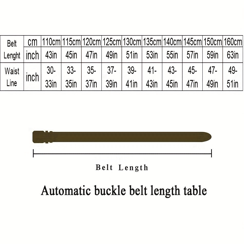 Men's Casual High Leather Belt For Man