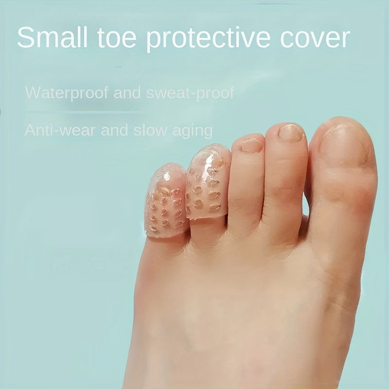 2pcs Small Toe Protectors Against Foot Abrasion
