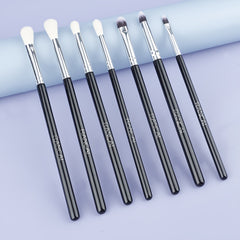 7pcs Eyeshadow Brush Eye Blender Kit Wooden Handle Vegan Makeup Tool