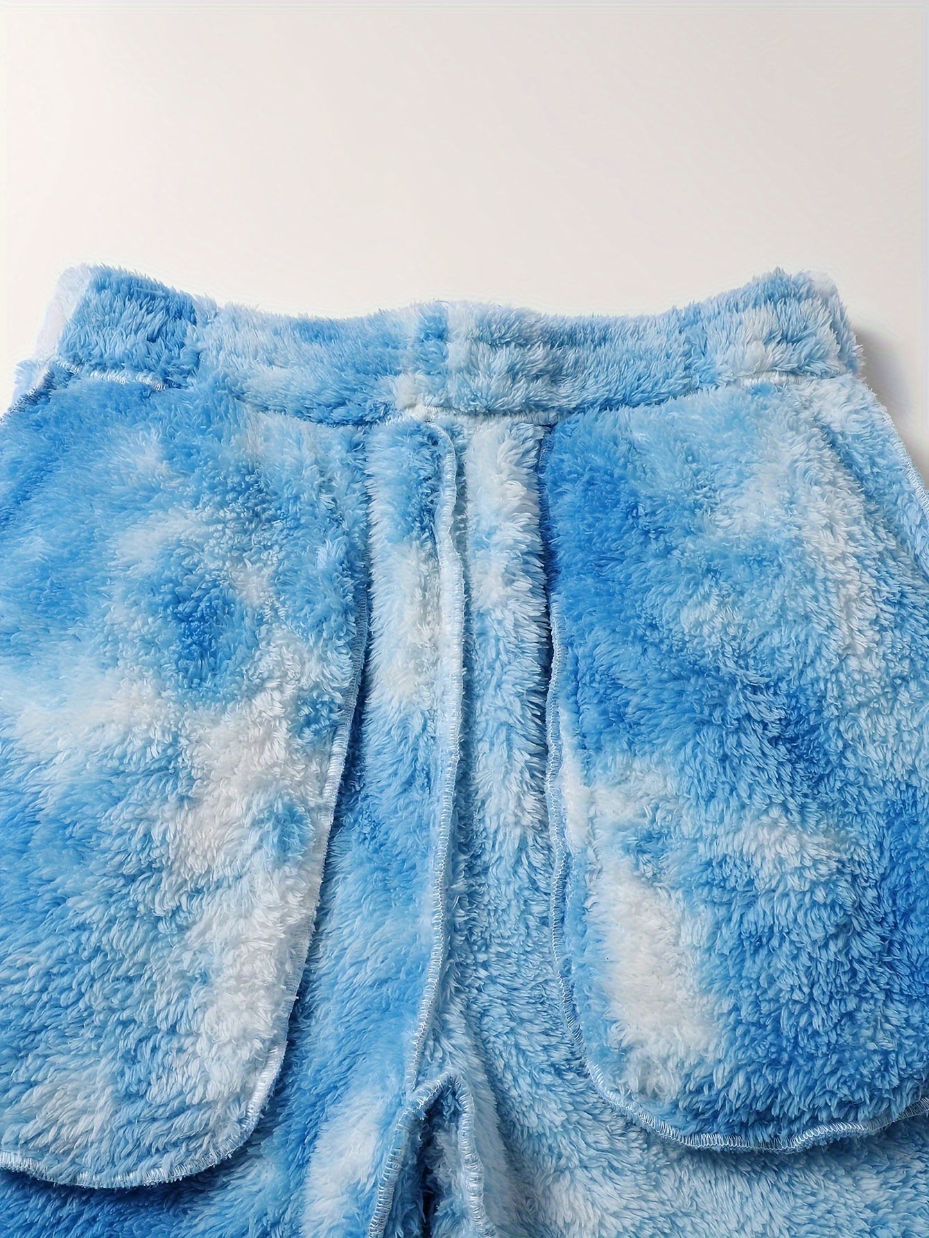 Men's Drawstring Warm Fuzzy Sweatpants Thermal Jogger Pants