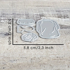 Catlove Backdrop Dog Metal Cutting Dies Scrapbooking Stencil DIY Craft