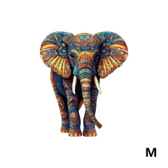 Colorful Elephant Wooden Puzzle Boxed Unique Relax Gift