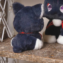 Fluffy Cat Plush Toy with Expressive Eyes - Birthday Gift for Girls Boys