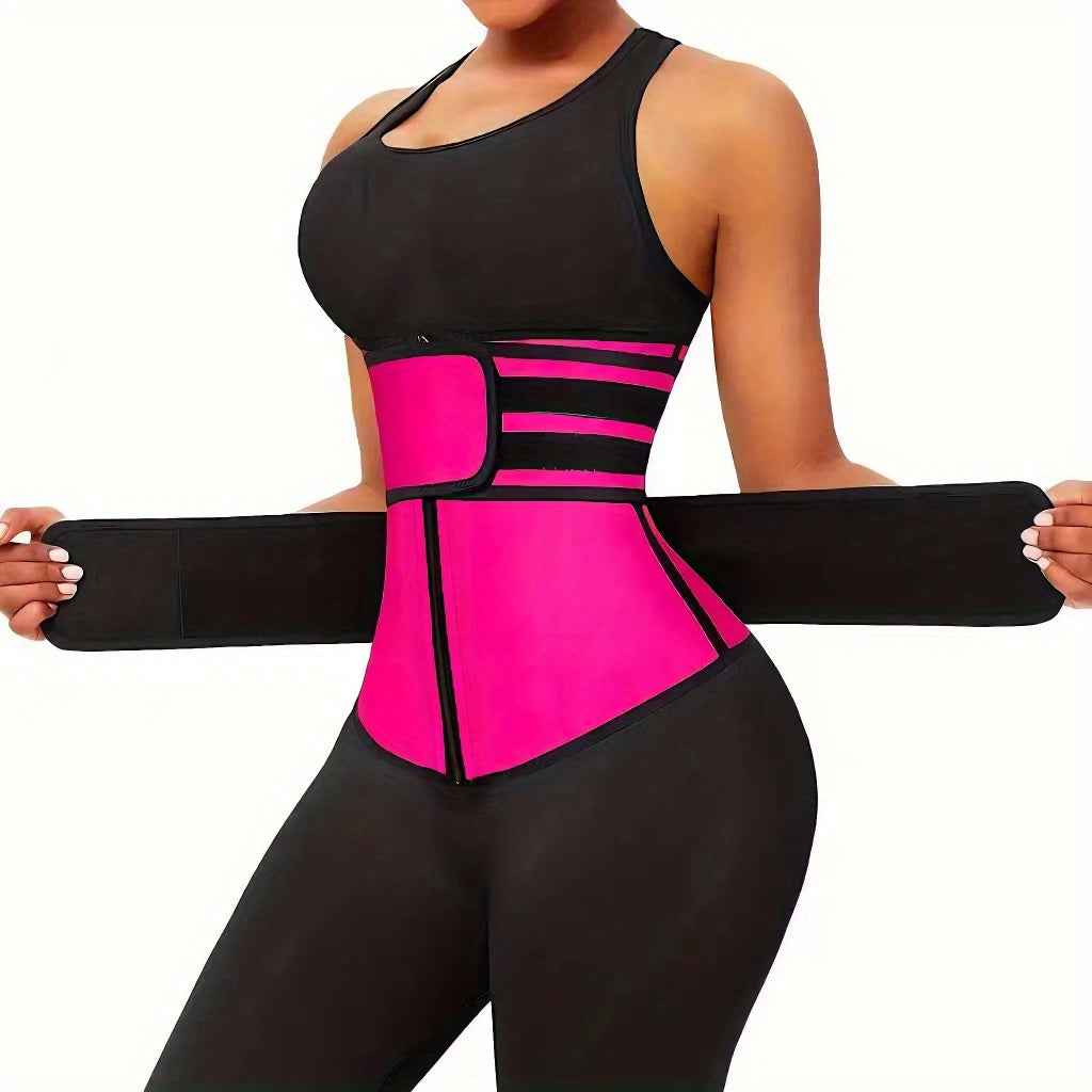 Zipper Waist Trainer Tummy Control Girdle Belt