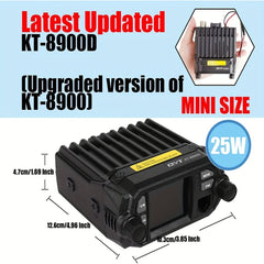 Dual Band Car Radio Mobile Transceiver Walkie Talkie