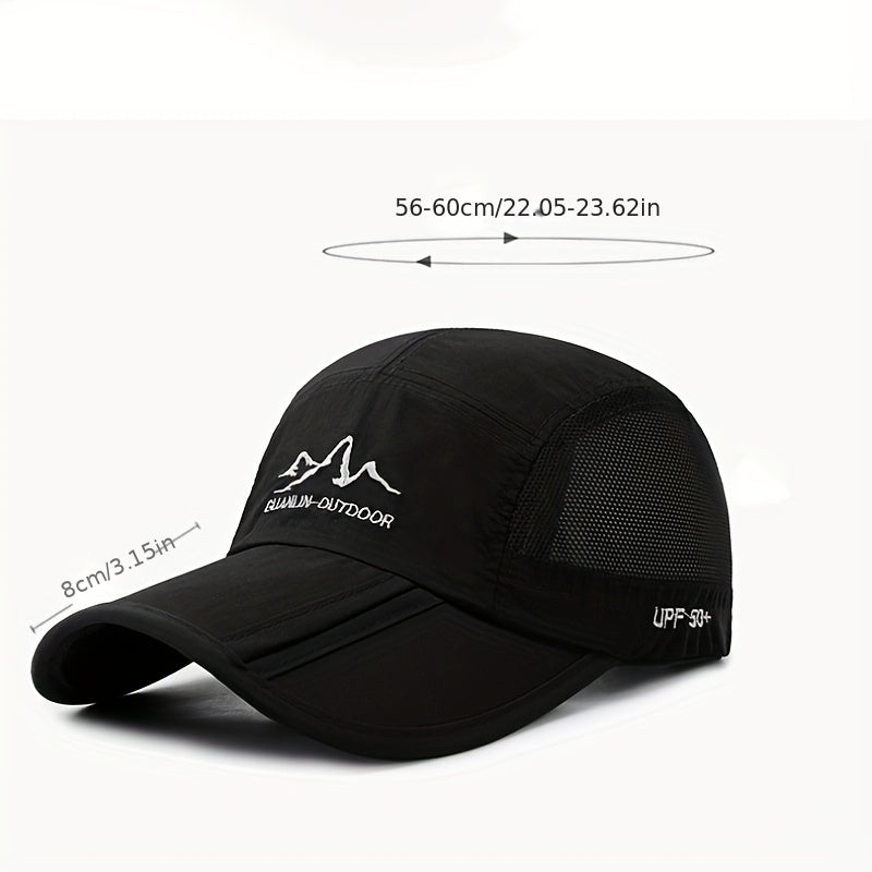 Summer Men's Quick-drying Baseball Cap Outdoor Sports Sunshade Hat