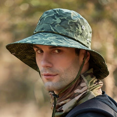 Camouflage Sun Hat for Men and Women - Sun Protection Bucket Hat