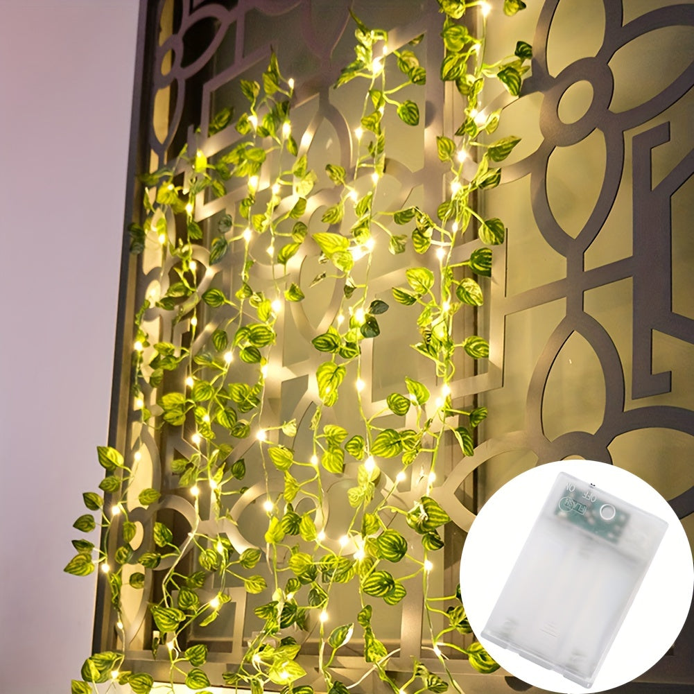 Watermelon Leaves LED String Lights Artificial Plants