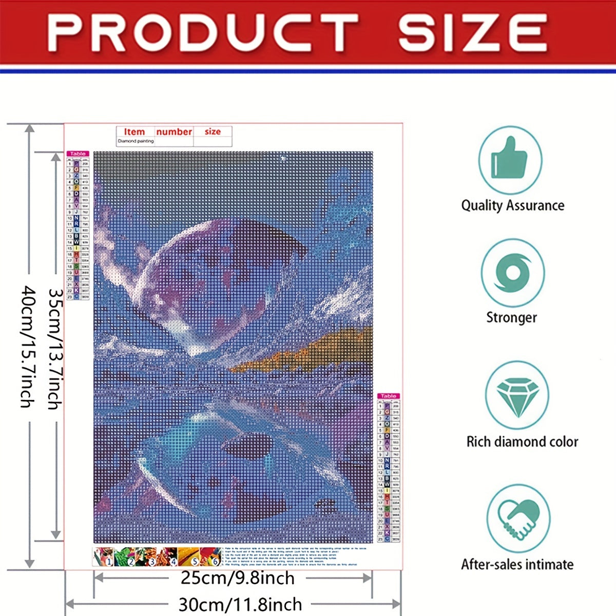 Mountain River Landscape Rhinestone Painting Kit Home Wall Decor