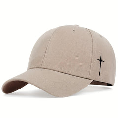 Men's Cross Baseball Cap Adjustable Casual Style Hat
