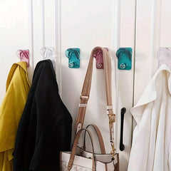 Non Marking Clothes Hook Wall Hanging Hanger Bedroom Door Back Storage Rack