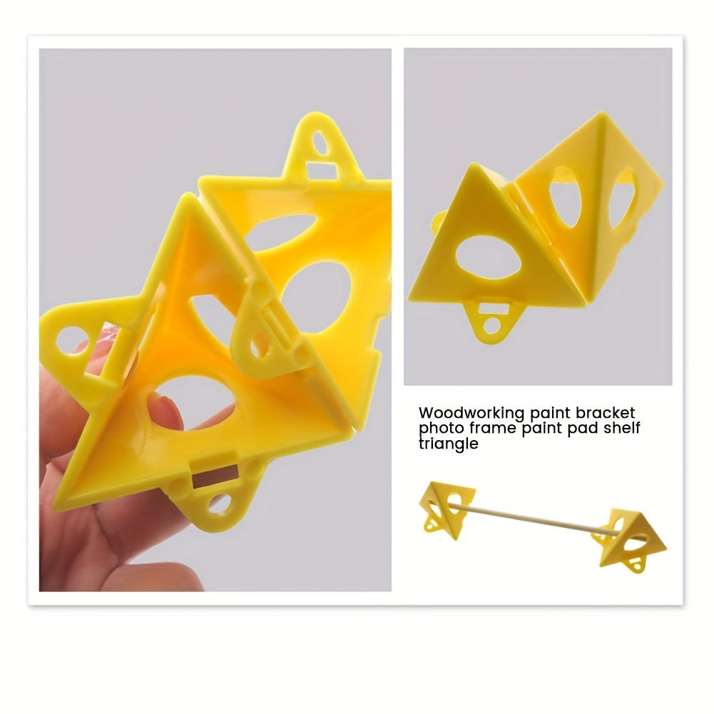 10pcs Pyramid Painter's Painting Mini Cone Stands Canvas Door Risers Support