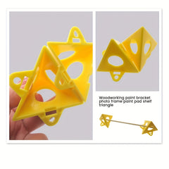 10pcs Pyramid Painter's Painting Mini Cone Stands Canvas Door Risers Support