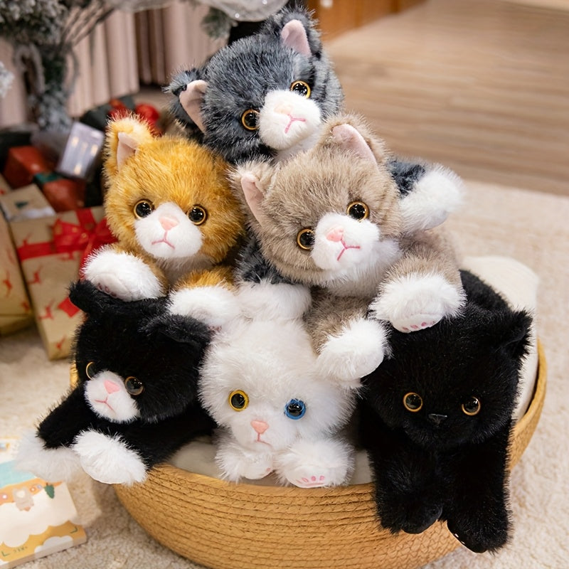 Realistic Cat Plush Toy for Kids, Boys & Girls