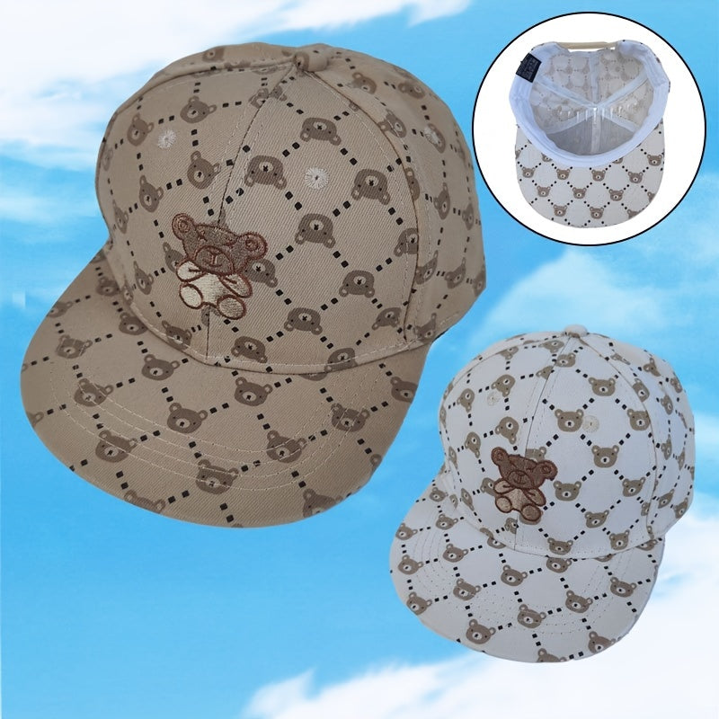 Embroidered Bear Hip Hop Baseball Cap Sun Hat 53