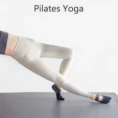 2pcs Women's Non slip Five Finger Yoga Socks Sweat Absorbing