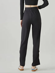 High Rise Flared Leg Yoga Trousers