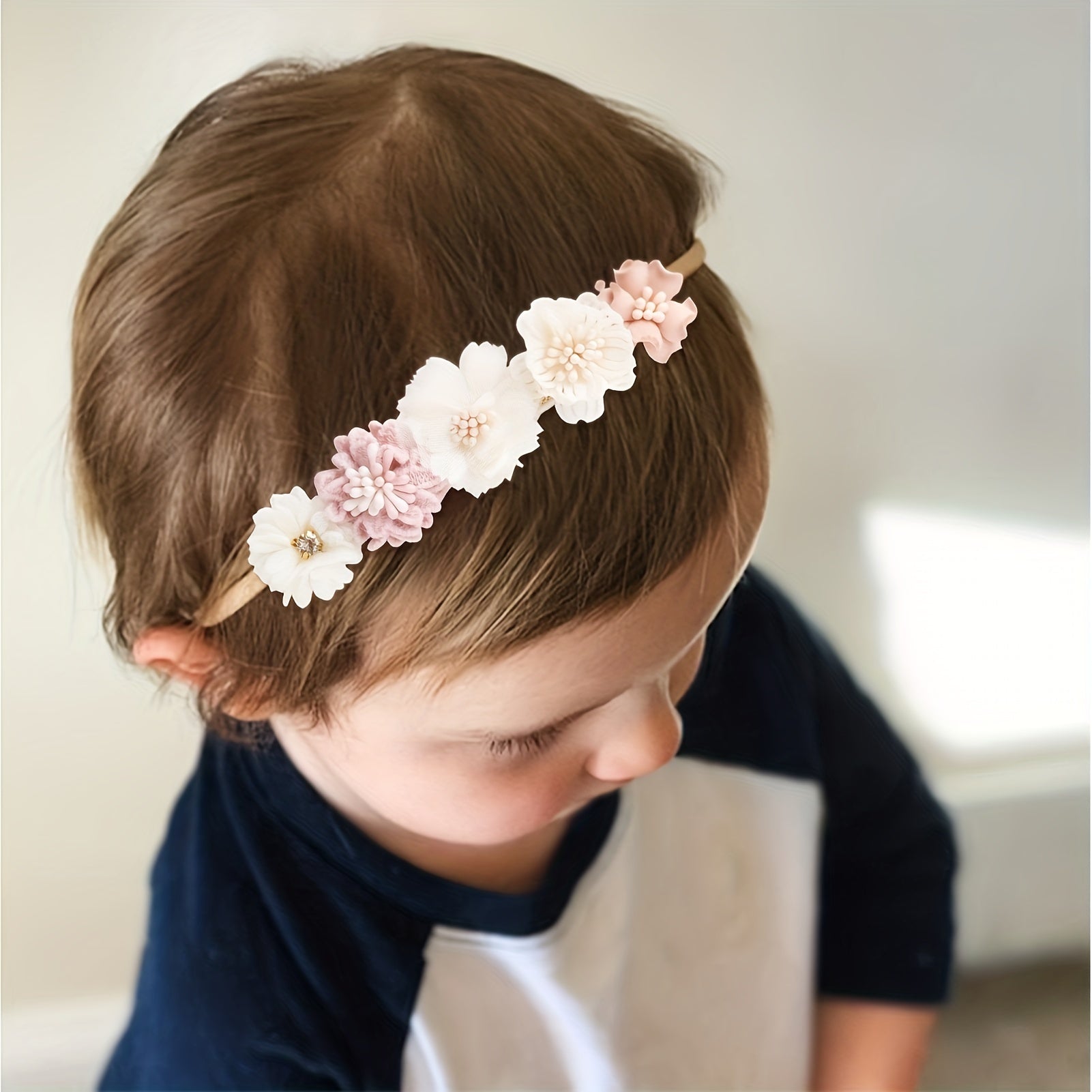 3pcs Baby Hair Ties Flowers Kids Hair Accessories Gift For Children