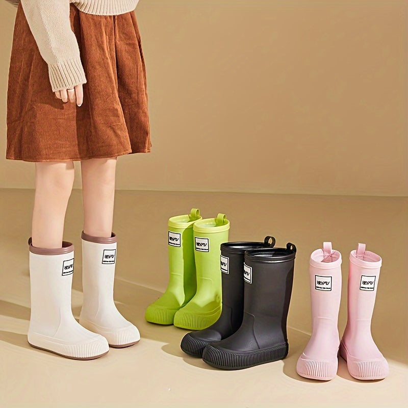 Women's High Water Boots Outer Wear Work Shoes Long Boots Waterproof