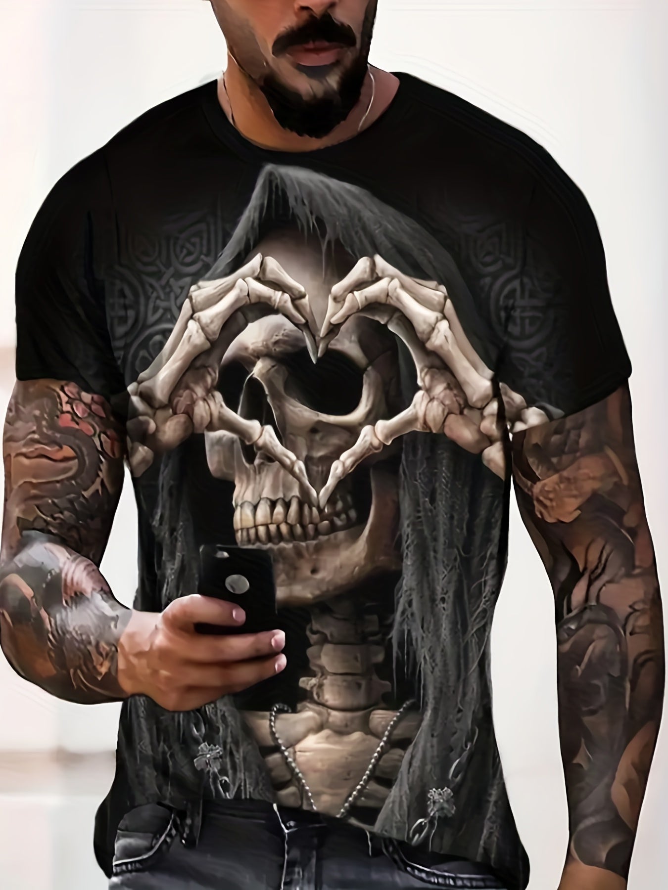 Men's Summer Graphic Tee - Comfy & Stretchy