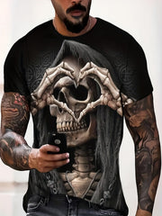 Men's Summer Graphic Tee - Comfy & Stretchy