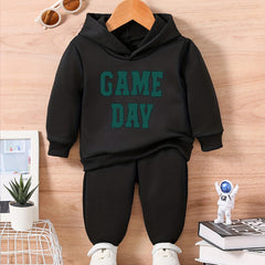 Toddler Baby Game Print Outfit Set for Fall Winter