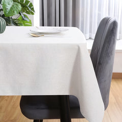 Waterproof Linen Tablecloth Rectangular Decorative Table Cover