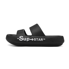 Men's Non Slip Lightweight Slides for Indoor Outdoor Beach Summer