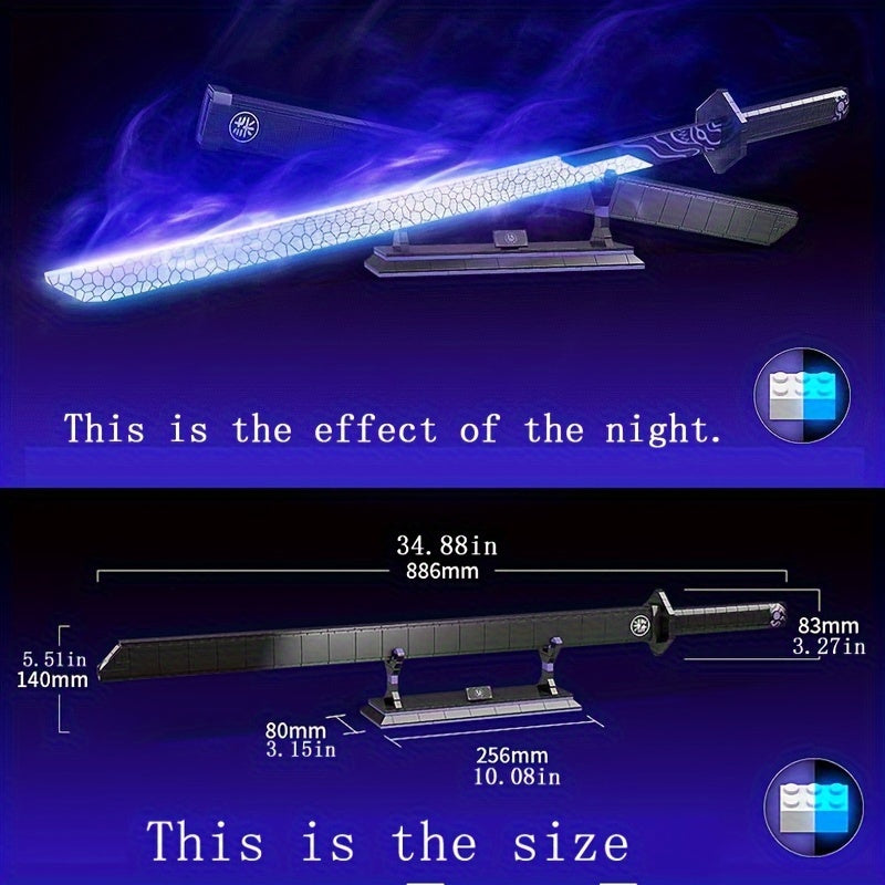 Thousand Blade Nightlight Building Block Puzzle Toy